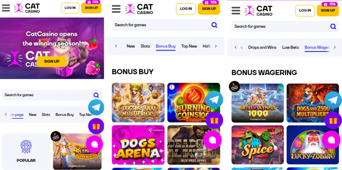 cat casino mobile browser