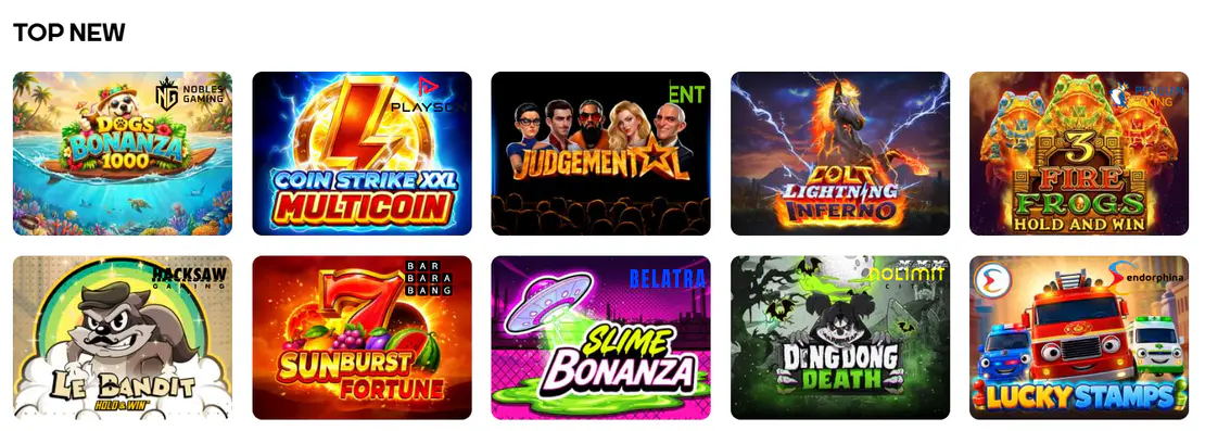 cat casino top games